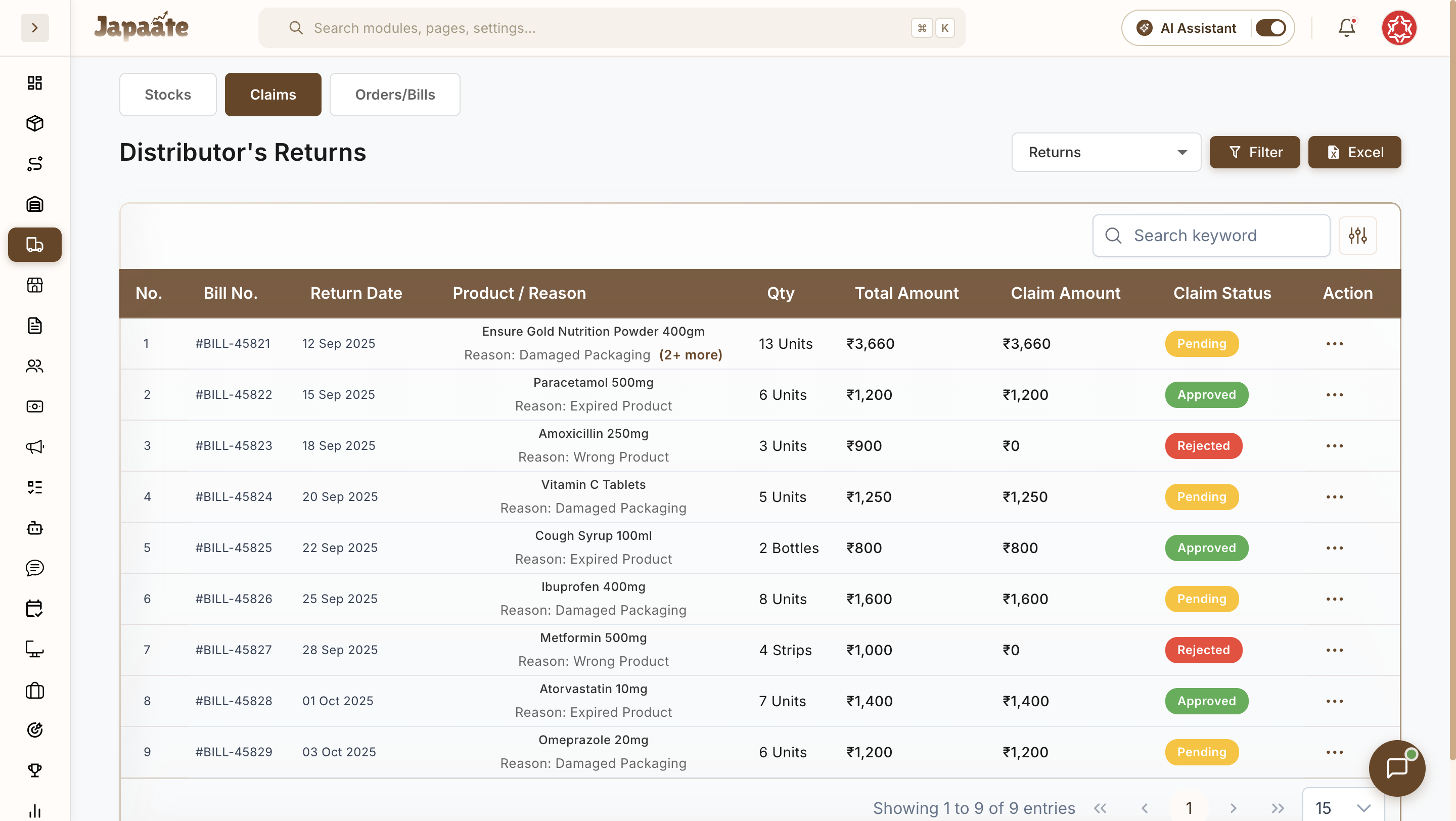 Distributor Management System
